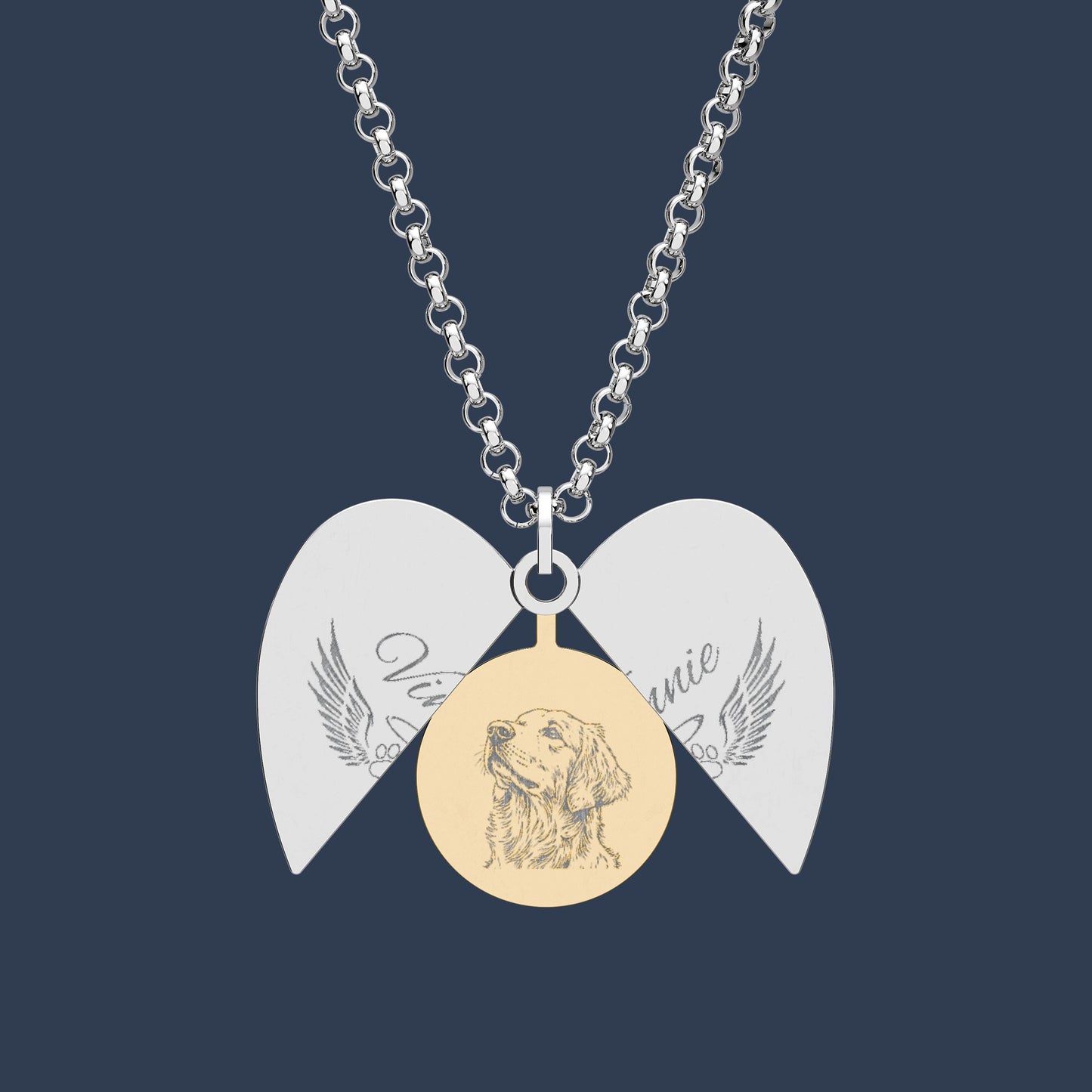 Hidden Message Heart Necklace