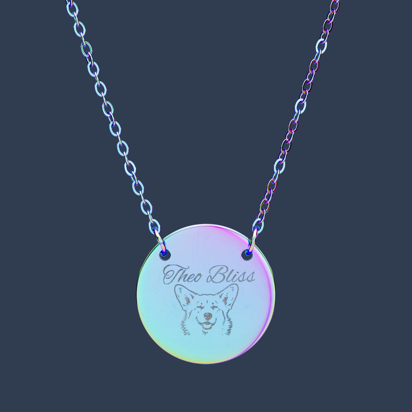 Circle Necklace (Engraving)