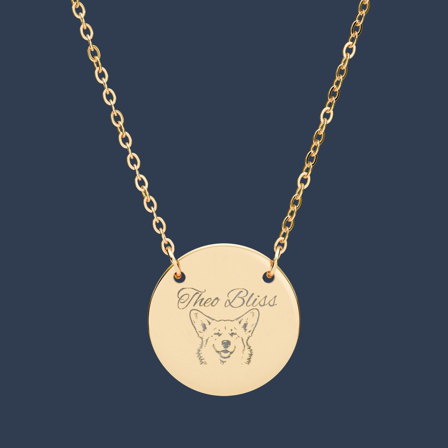 Circle Necklace (Engraving)