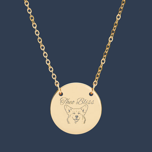 Circle Necklace (Engraving)