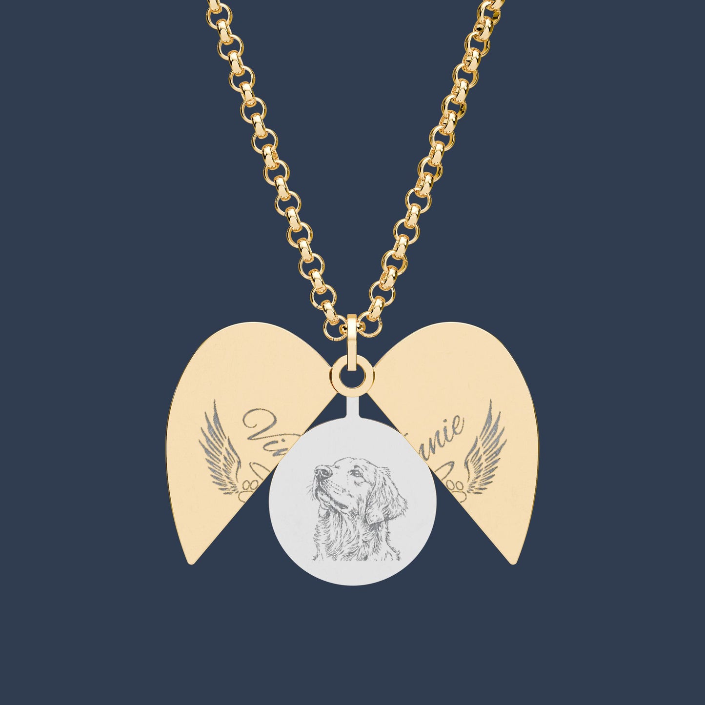 Hidden Message Heart Necklace
