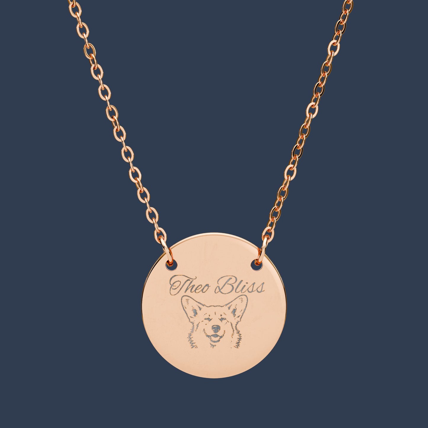 Circle Necklace (Engraving)