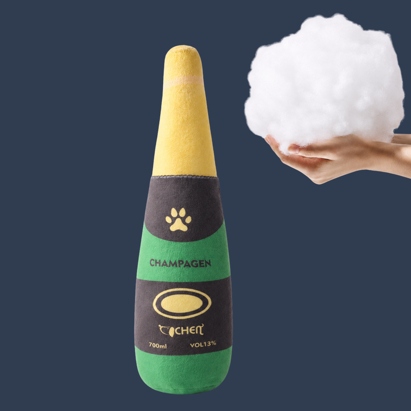 Champagne Bottle Stufie