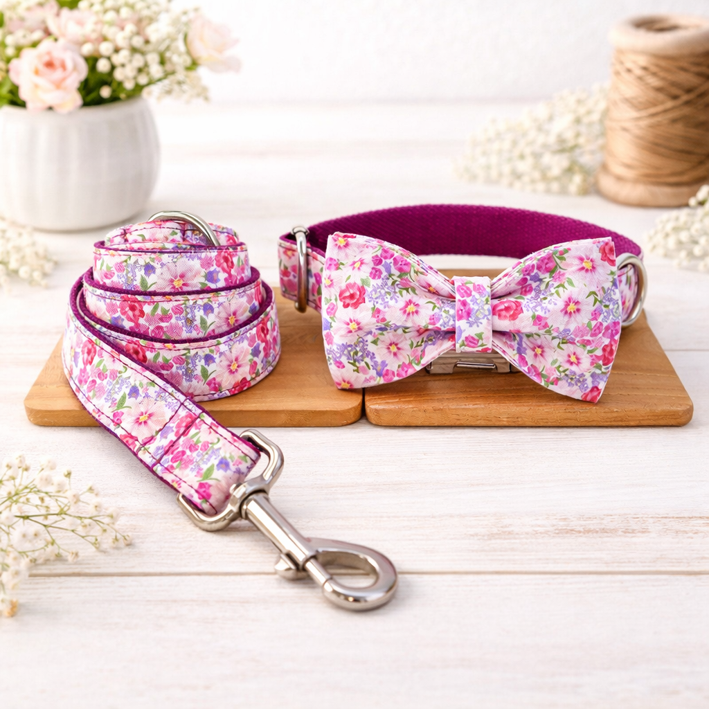 Floral Leash Set