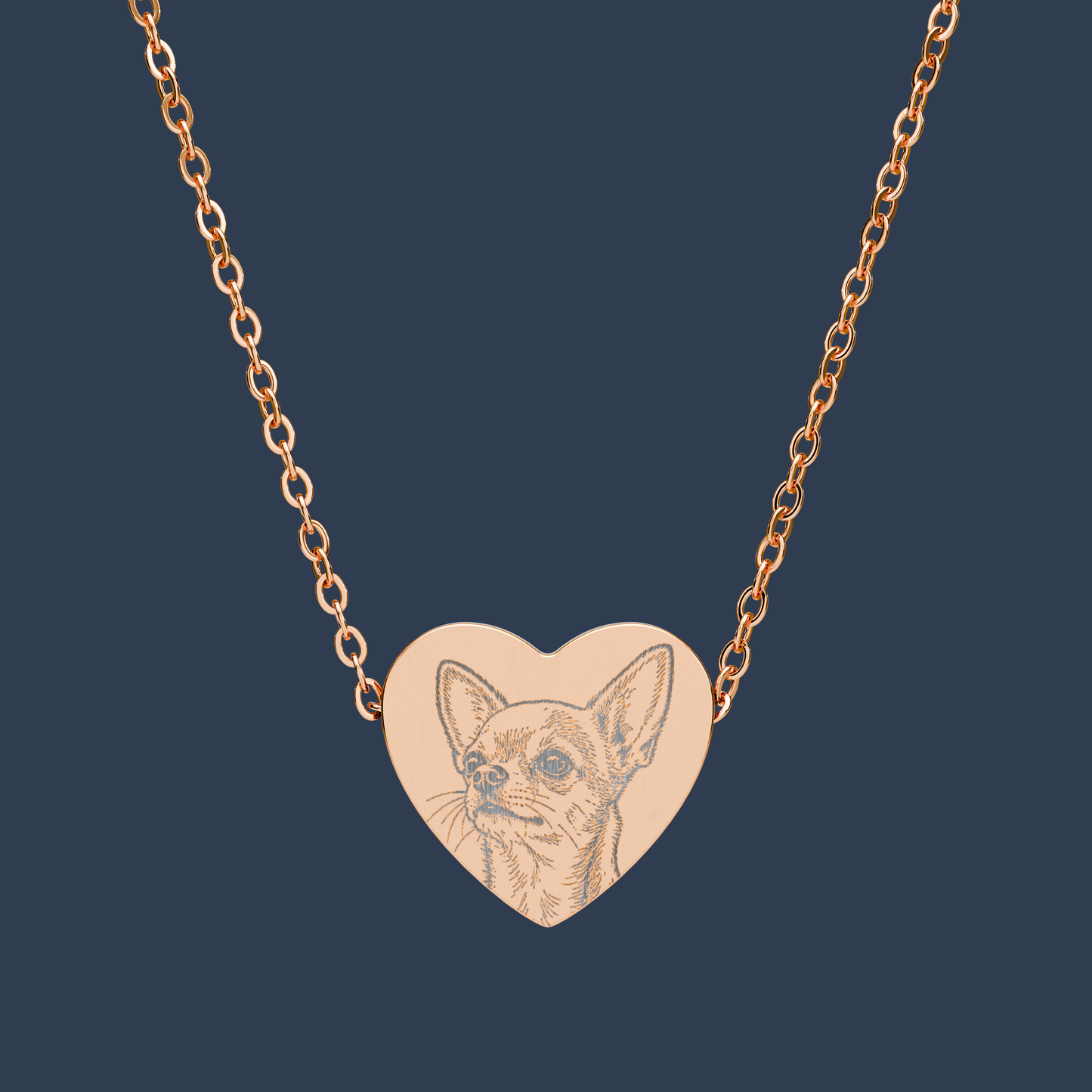 Heart Necklace (Engraving)