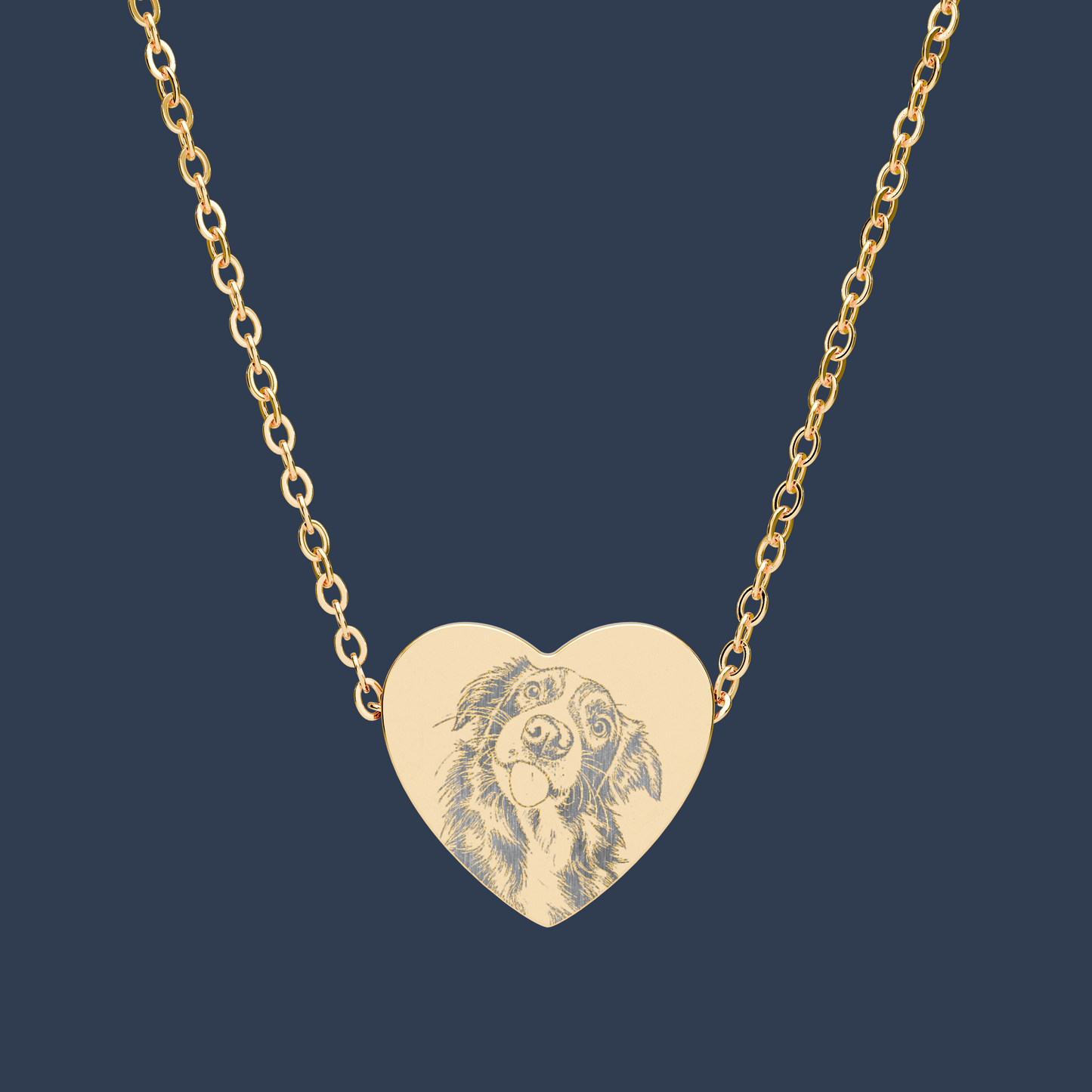 Heart Necklace (Engraving)