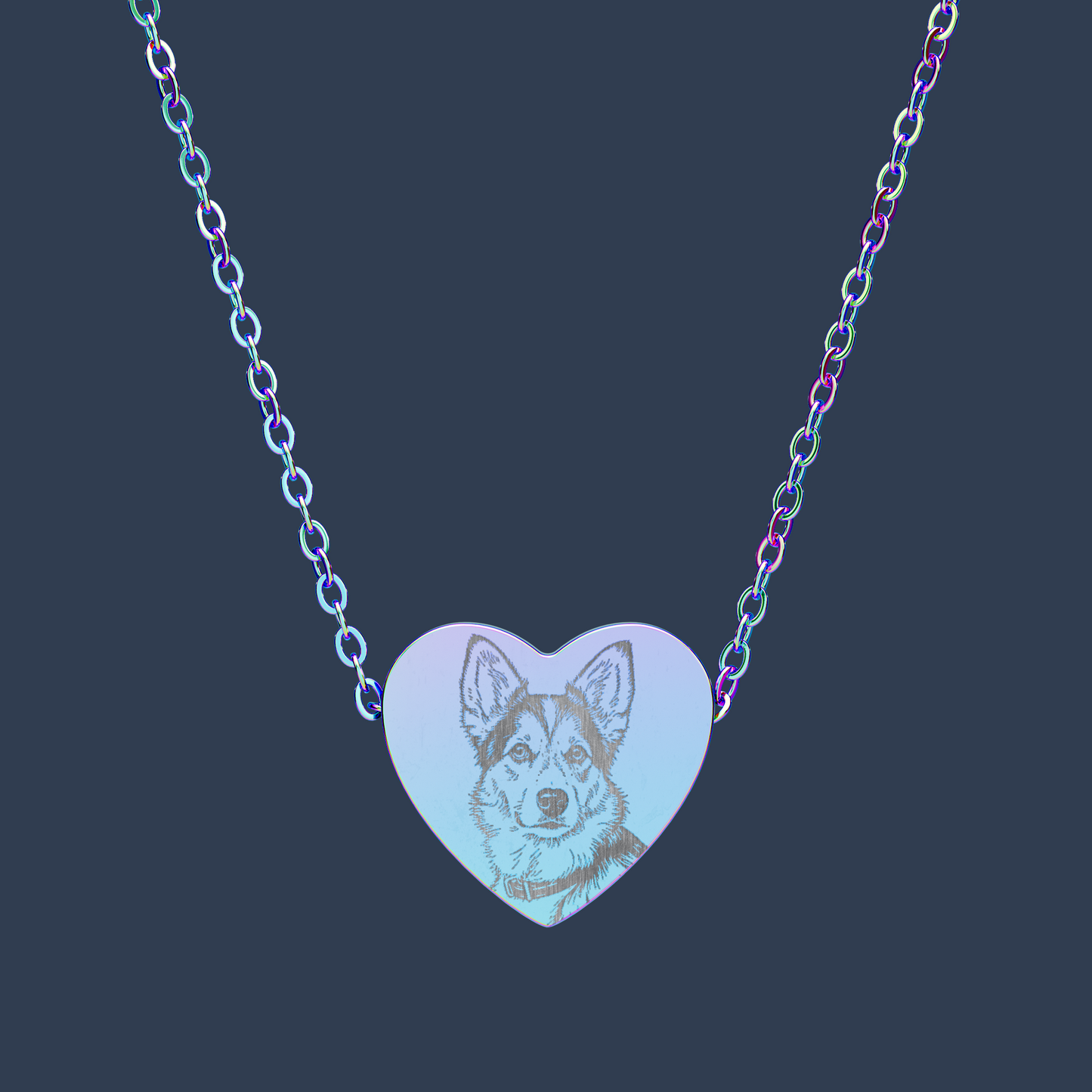 Heart Necklace (Engraving)