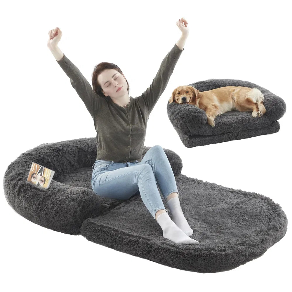 Luxe Foldable Orthopedic Dog Sofa Bed